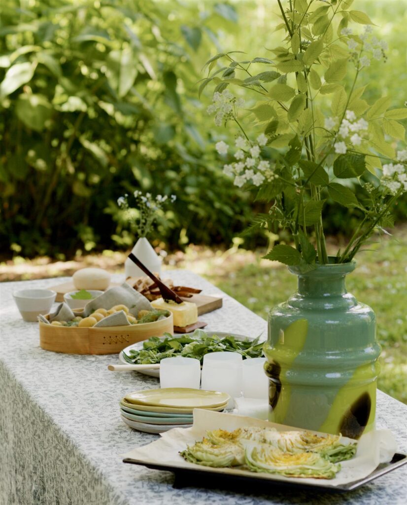 A journal from a summer afternoon meal in the country garden of our trusted interior architect and visionary, Hanni Koroma.